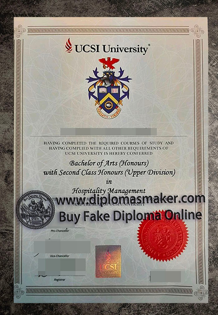 purchase fake UCSI University diploma