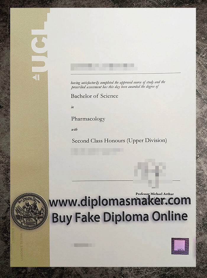 purchase fake University College London diploma