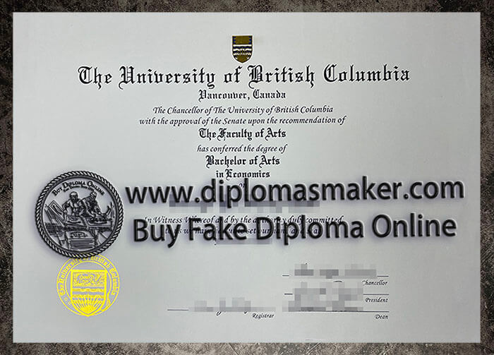 purchase fake University of British Columbia diploma