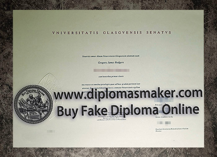 purchase fake University of Glasgow diploma