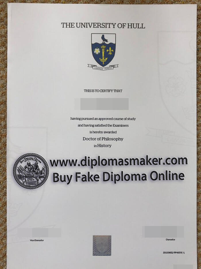 purchase fake University of Hull diploma