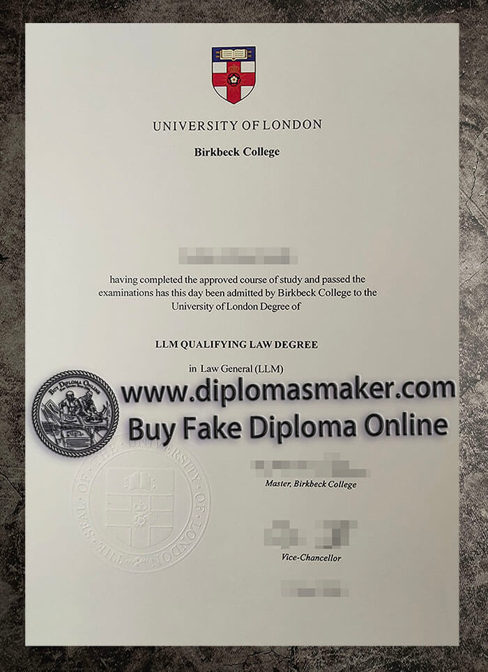 purchase fake University of London Birkbeck College diploma