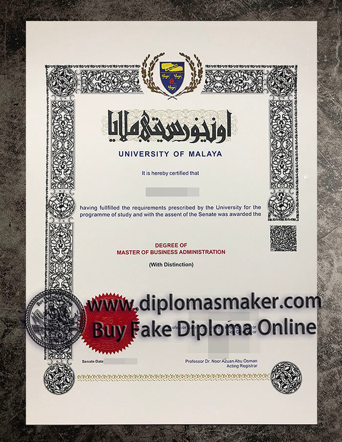 purchase fake University of Malaya diploma