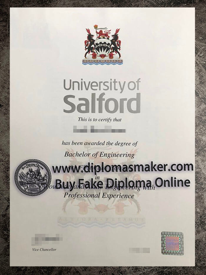 purchase fake University of Salford diploma