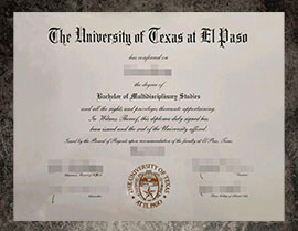 purchase fake University of Texas at El Paso degree