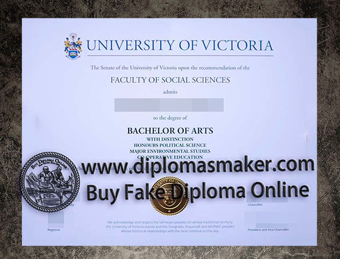 purchase fake University of Victoria diploma