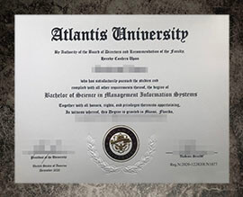 purchase fake Atlantis University degree