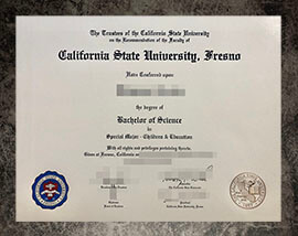 purchase fake California State University, Fresno degree