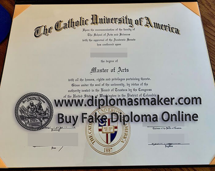 purchase fake Catholic University of America diploma