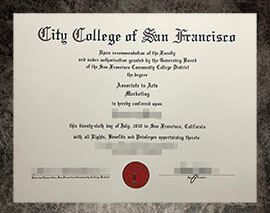 purchase fake City College of San Francisco degree