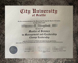 purchase fake City University of Seattle degree