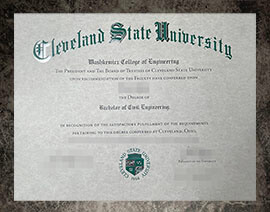 purchase fake Cleveland State University degree