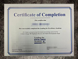 purchase fake Collin College certificate