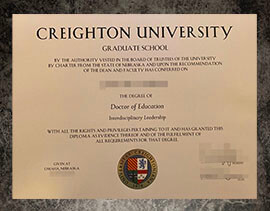 purchase fake Creighton University degree