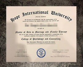 purchase fake Hope International University degree