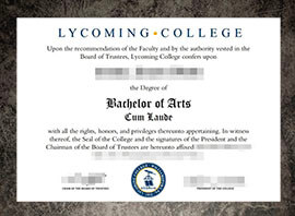 purchase fake Lycoming College degree