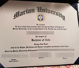 purchase fake Marian University degree