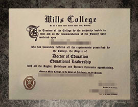 purchase fake Mills College degree