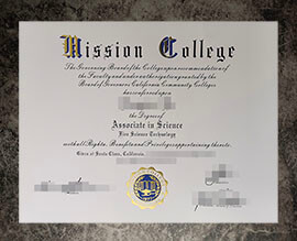 purchase fake Mission College degree