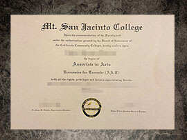 purchase fake Mt San Jacinto College degree