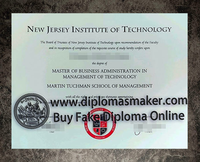 purchase fake New Jersey Institute of Technology diploma