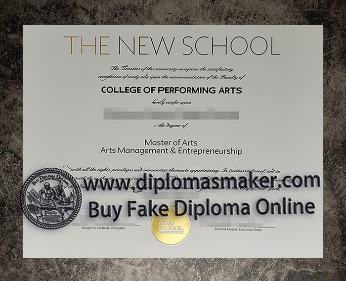 purchase fake New School degree
