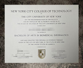 purchase fake New York City College of Technology degree