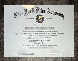 purchase fake New York Film Academy degree