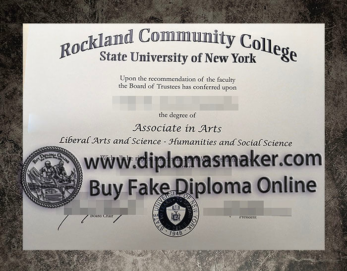 purchase fake Rockland Community College diploma