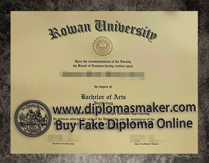 purchase fake Rowan University diploma