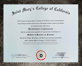 purchase fake Saint Mary's College of California degree