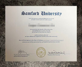 purchase fake Samford University degree