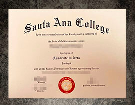 purchase fake Santa Ana College degree