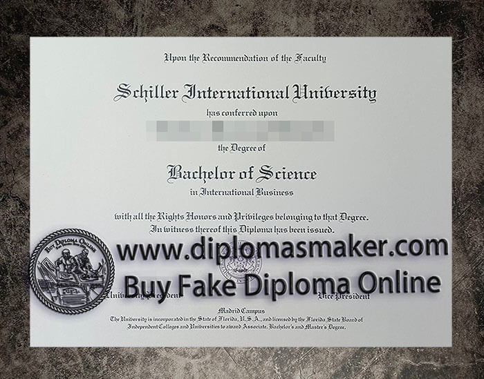 purchase fake Schiller International University diploma