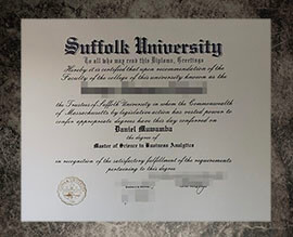 purchase fake Suffolk University degree