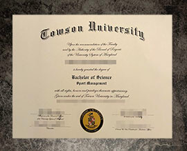 purchase fake Towson University degree