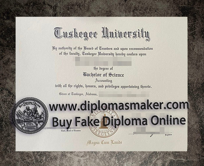purchase fake Tuskegee University diploma