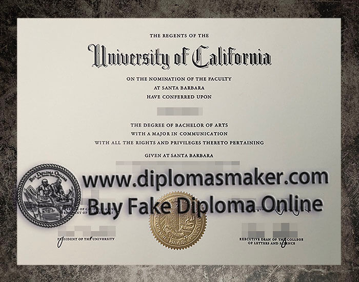 purchase fake UC Given At Santa Barbara diploma