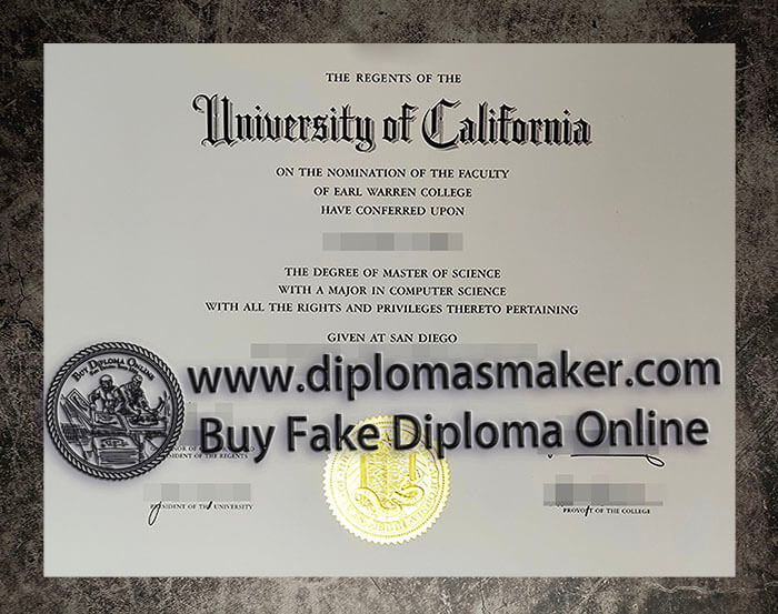 purchase fake UC Given at San Diego diploma
