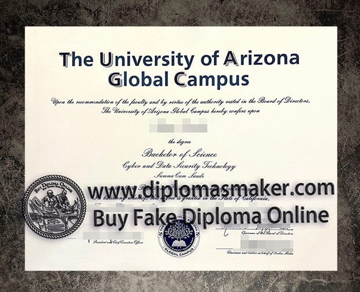 Buy the Latest University of Arizona Global Campus degree.