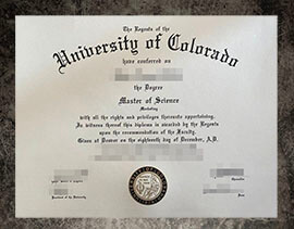 purchase fake University of Colorado degree