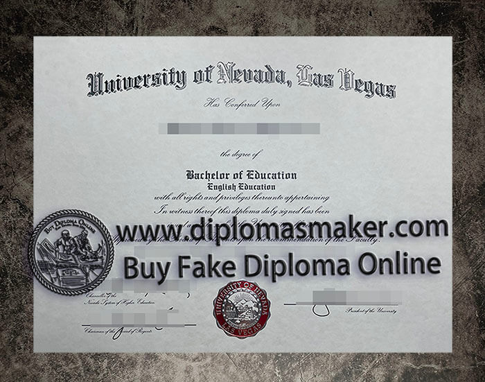 purchase fake University of Nevada, Las Vegas diploma