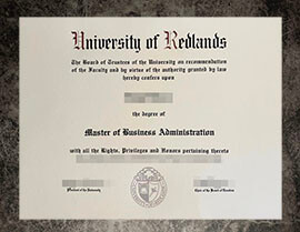 purchase fake University of Redlands degree