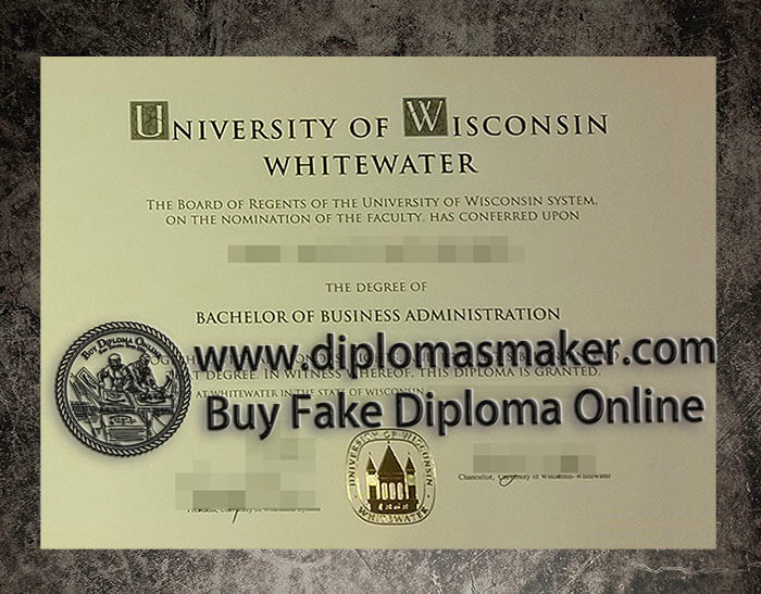 purchase fake University of Wisconsin Whitewater diploma