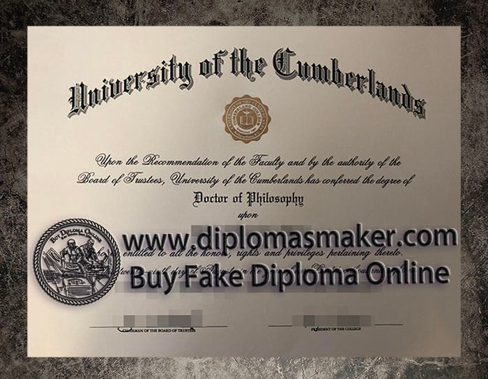 purchase fake University of the Cumberlands diploma