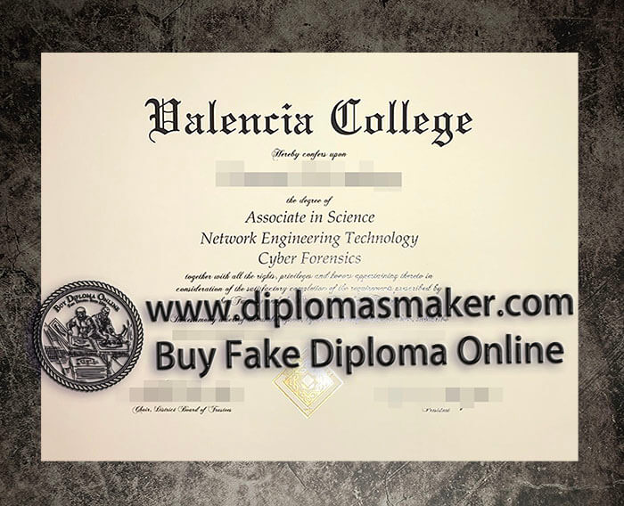 purchase fake Valencia College diploma