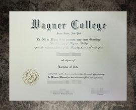 purchase fake Wagner College degree