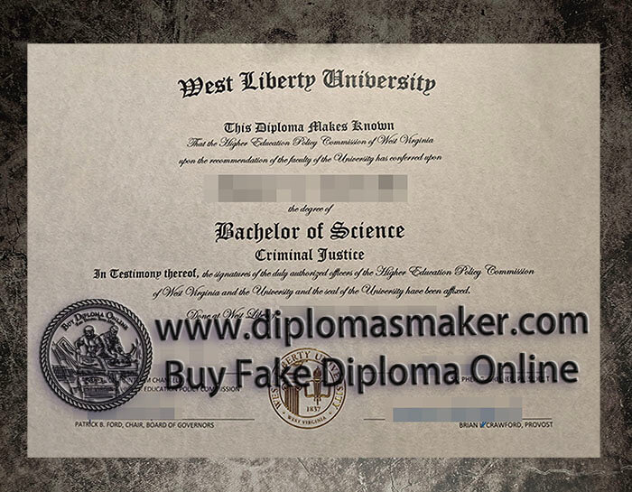 purchase fake West Liberty University diploma