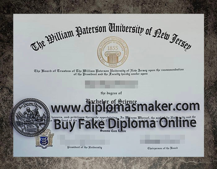 purchase fake William Paterson University of New Jersey diploma