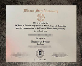 purchase fake Winona State University degree